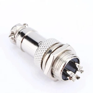 Aviation Plug And Socket Connector 5Pins Metal Electrical Screw Type For CNC - Zdjęcie 1 z 7