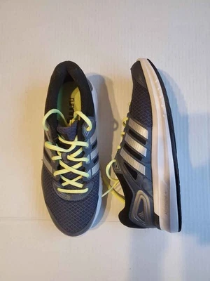 Adidas Duramo SL Zapatos para Correr Gris Plata Verde Lima Cordones Talla 7.5 Foto 1 de 4