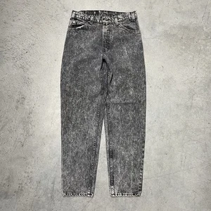 Vintage Levi's 550 Black Acid Wash Men's 32x32 Jeans 90s USA 100% Cotton Denim - Picture 1 of 23