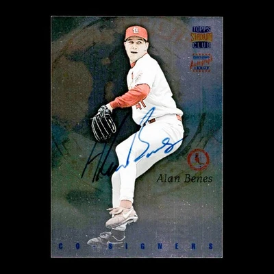 Alan Benes Robin Ventura 1997 Topps Stadium Club Cofirmantes #CO6 Doble Autógrafo Foto 1 de 2