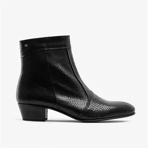 Club Cubano EMMANUEL Hombres Formales Cremallera Cómodas Cuero Botas Cubanas - Imagen 1 de 55