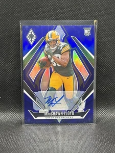 2024 Panini Phoenix - Rookies Marshawn Lloyd #225 Blue Autograph /49 (AU, RC) - Bild 1 von 2