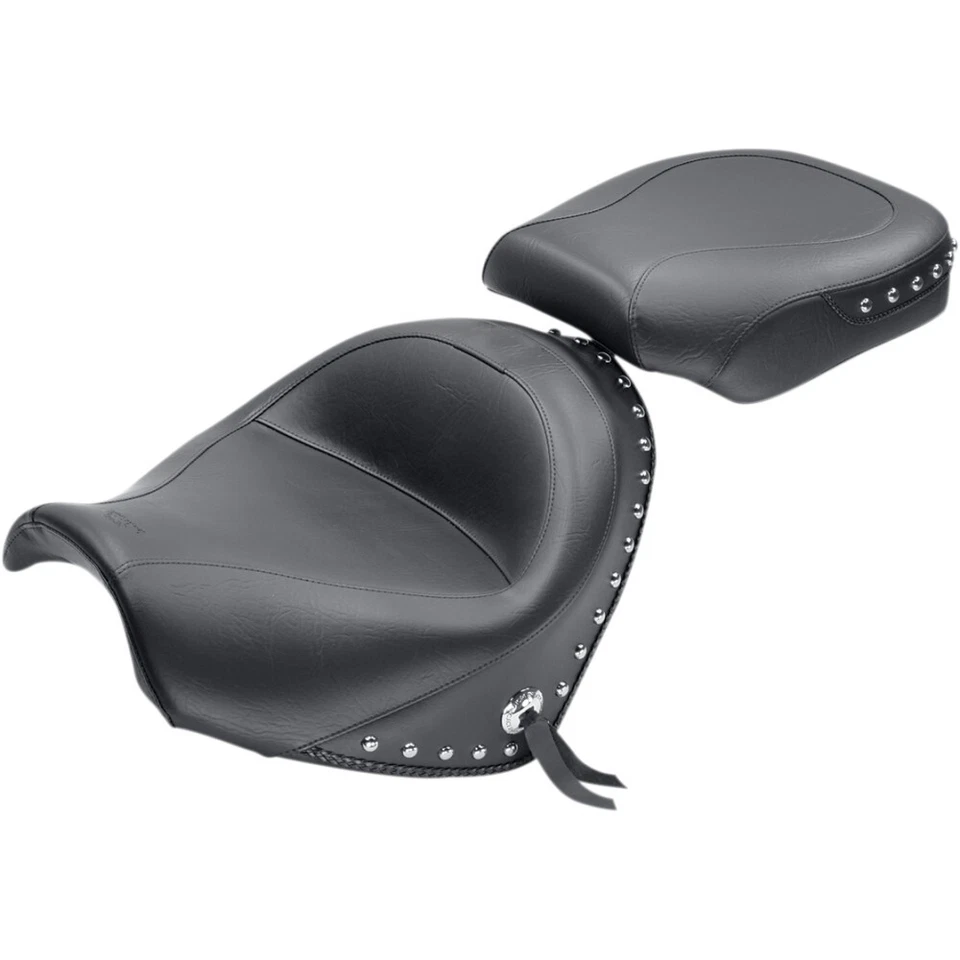 Asiento Mustang Wide Touring 2-Up - Tachonado para Suzuki (Negro) 76060 Foto 1 de 1