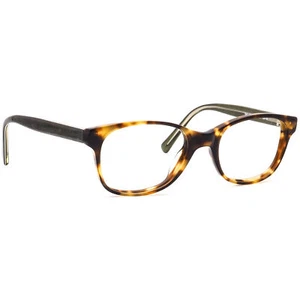 Jean Lafont Small Eyeglasses Tag 532 Tortoise/Dark Green Square France 48-18 130 - Picture 1 of 6