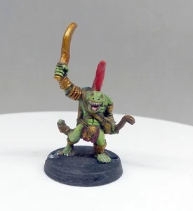 Warhammer Old world, lizard, lezard skink champion bow arc hero metal oop shotel - Imagen 1 de 2