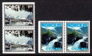 128 Noruega 1977, NK 790-91, MNH, Europa XI, MI 742-43, SC #693-94. - Imagen 1 de 1
