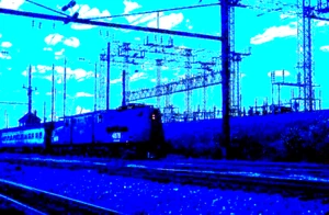 ORIGINAL KODACHROME SLIDE NJ TRANSIT GG-1 #4879 (ex-PRR #4879) JULY 1981 - Picture 1 of 1