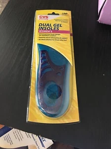 WOMEN. DUAL GEL INSOLES 5-10 SIZES New CVS - Picture 1 of 6