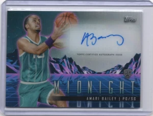 AMARI BAILEY NBA Hornets 2024-25 Topps Midnight RC Auto #RHS-AMB Card - Picture 1 of 2