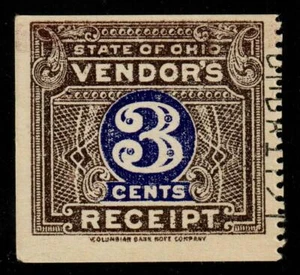 Estado de Ohio 1 ¢ Recibo del vendedor ¡Envío gratuito en EE. UU.! - Imagen 1 de 2