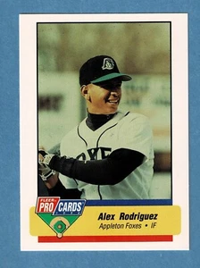 ALEX RODRIGUEZ 1994 ProCards Appleton Foxes # 1063 Rookie Card & Team Set Mint - Picture 1 of 3
