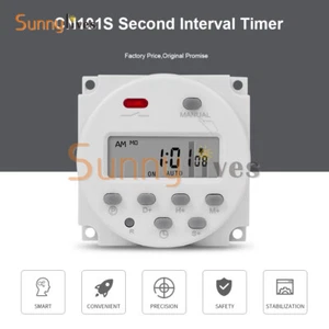 DC12/24V AC110V/220V Timer Switch Digital LCD Programmable Control Time Relay - Picture 1 of 108