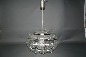 Deckenlampe Pendelleuchte Lampe Hängelampe Glas DDR 50er Jahre Vintage Ostalgie