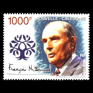 New Caledonia 1997 - Death of Francois Mitterrand, 1916-1998 - Sc 755 MNH - Picture 1 of 2