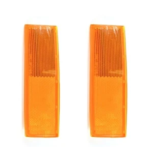New Park Signal Marker Light Lens Pair Front For Chevrolet S10 1982-1994 Pickup - Picture 1 of 5