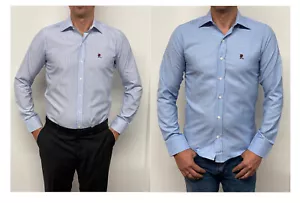 New ROYAL CULT Men Custom Fit Long Sleeve Casual Office Dress Shirt S M L XL XXL - Picture 1 of 27