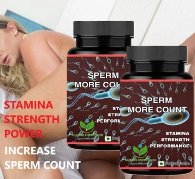 2 Pack Pure Ayurvedic Capsules For Men Increase Sperm Count & Quality 30 Capsule - Image 1 of 4