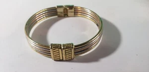 NWOT Premier Designs Jewelry TRES 7.75" Gold, Silver, Copper Plated Bracelet - Picture 1 of 4