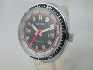 NOS NUOVO OROLOGIO DA UOMO SPECIALE SUBACQUEO ELECTRA BIG CON DATA ANNI '60 - Foto 1 di 4