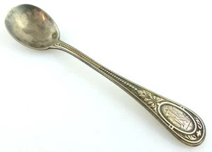 Original alter Gründerzeit Salzlöffel mit Roccalien Dekor aus Frankreich e1539 - Bild 1 von 5