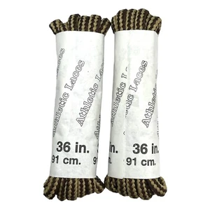 [2 pares] Zapatillas deportivas deportivas informales redondas a rayas MARRÓN BRONCEADO 36” - Imagen 1 de 2