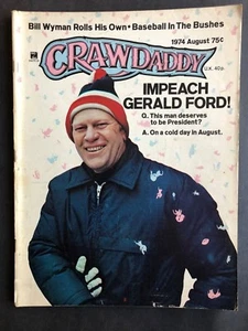 Crawdaddy Magazine August 1974 Gerald Ford No ML - Imagen 1 de 2