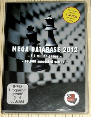 MEGA DATABASE 2012 - 5.1 million games - 66.00 annotated games - Schach DVD-ROM - Bild 1 von 3