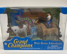 Grand Champions Mini Horse Adventure Playset Toys Quarter Rodeo Riding 2008 New