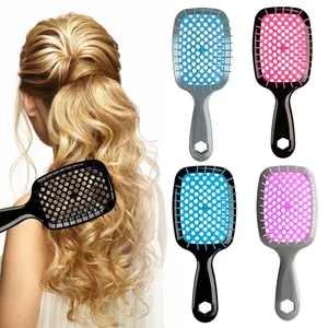 FHI Heat Unbrush Untangle Detangling Hair Brush Comb for Hair Beauty Heating