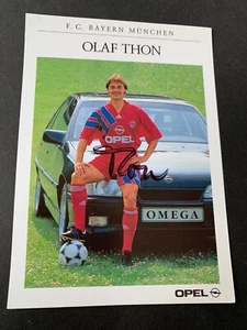 OLAF THON Bayern München signed signiert Autogrammkarte 10x15 autograph - Picture 1 of 1