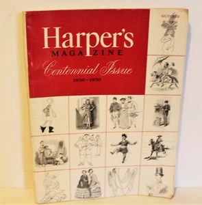 Vintage October 1950 HARPER'S MAGAZINE CENTENNIAL ISSUE 1850-1950 ~294 pages - Bild 1 von 4