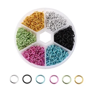 1080pcs 6x0.8mm Open Jump Rings Connector Split Rings for DIY Jewelry Making - Picture 1 of 9