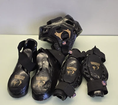 Macho Guerrero Artes Marciales Karate Equipo de Sparring Protector Juvenil Hecho en EE. UU. Foto 1 de 4