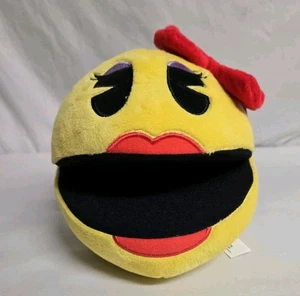 Mrs. Pac-Man 5" Peluche Giocattolo Videogioco Peluche - Ancora con Etichetta - Foto 1 di 8