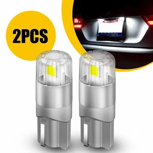 Pair 168 AUXITO T10 Wedge LED License Plate Bulbs Light Inside Lamps Xenon White - Picture 1 of 13