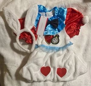 Relibeauty weißes Kaninchen Halloween Kleinkind 3T Kleid Alice im Wunderland Kostüm - Bild 1 von 5