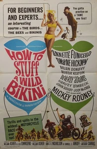 "HOW TO STUFF A WILD BIKINI" Affiche U.S. 1965 (ANNETTE FUNICELLO) 70x100cm - Picture 1 of 1