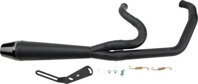 Saw. 2-into-1 Full Exhaust Black Full Length For Harley Softail 86-17 930-01074 - Image 1 of 2