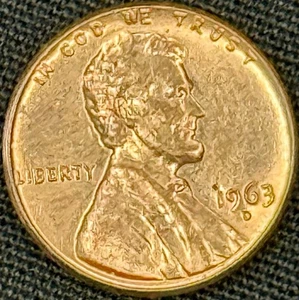 Centavo Lincoln rojo gema 1963 D marca como nuevo detalles como nuevo - Imagen 1 de 4