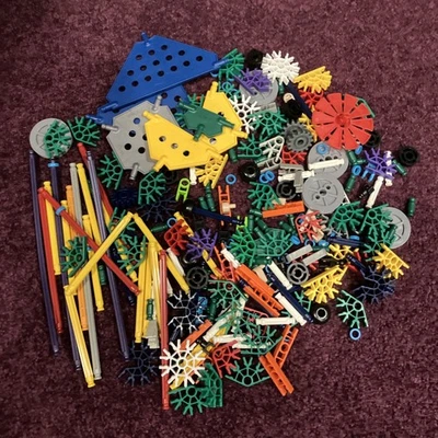 K'NEX Micro Knex Rods Connectors Bulk Pack, Over 200 Small Parts - Image 1 of 4