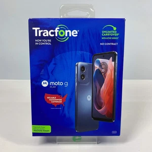 Nuovo TracFone Motorola Moto G Play (2024) 64 GB nero TFMTXT2413VCP - Foto 1 di 2