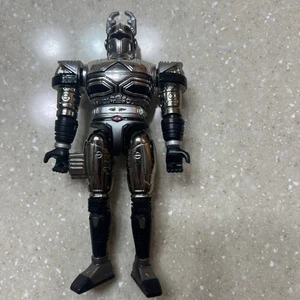 Titanium Silver Beetleborgs Metallix Figure Near Complete 1996 Bandai 90s - Picture 1 of 2