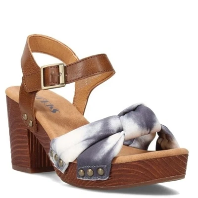 Korks | Natalia Knot Tie Dye Block Sandal Heels, Womens 7 - Image 1 of 4