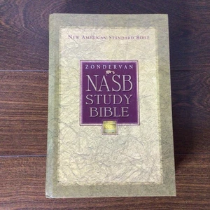 Zondervan Study Bible NASB New American Standard Updated Hardcover 1999 2000 - Picture 1 of 20
