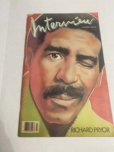 Vintage Andy Warhol's Interview Magazine Mar 1986 Richard Pryor Laura Dern Oprah - Picture 1 of 7