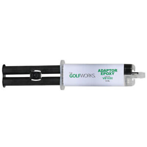 Golf Club Shaft Adaptor Epoxy Adhesive, 14ml Syringe - Black