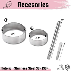 Dumpling Maker - Premium 2 Size Dough Press for Dumplings, Empanadas, Pierogi... - Picture 1 of 7
