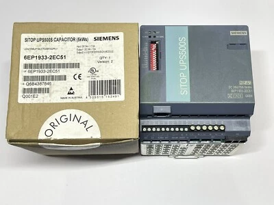 Siemens 6EP1933-2EC51 Sitop UPS500S 5kWs Capactior UPS 24V Input 24V 15A Output - Image 1 of 4