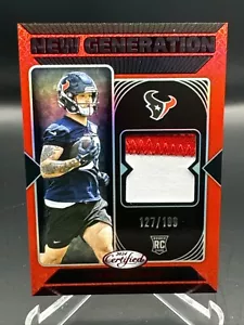 2024 Certified Cade Stover New Generation Mirror Red Rookie Jersey #127/199 - Picture 1 of 2