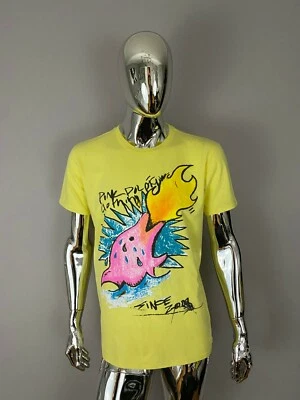 Camiseta amarilla gráfica Pink Dolphin para hombre adulto talla M Foto 1 de 4